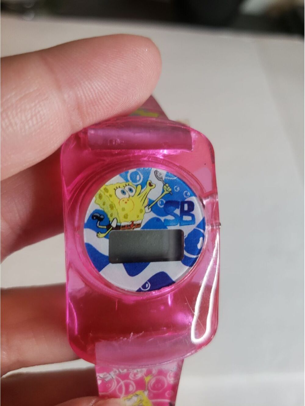 Spongebob Squarepants Pink Watch Nickelodeon 2002